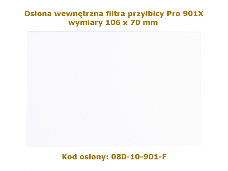 Osona wewntrzna filtra przybicy Pro 901X wymiar 106 x 70 mm