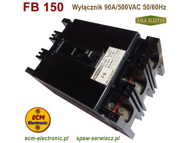 Wycznik typu FB 150 - 90A/500VAC 50/60Hz