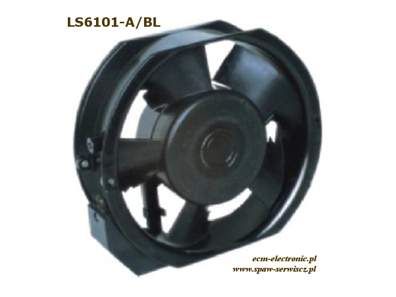 Wentylator LS6101-A/BL-230VAC, wym. Ø 170x150x50 mm.