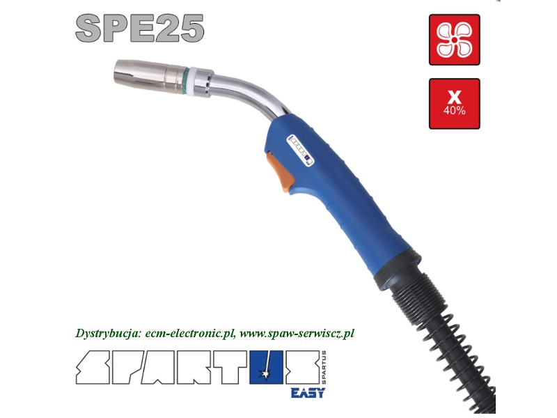Uchwyt spawalniczy MIG typu SPE-250/3m (230A - 40%) SPARTUS Easy