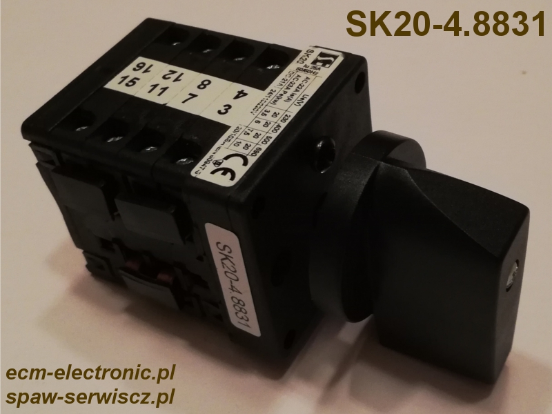 Przecznik zakresw napiciowych typu SK20-4.8831-P01D