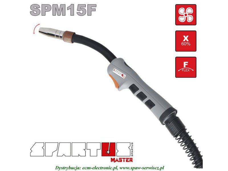 Uchwyt spaw.MIG typ SPM-150F/3m (180A-60%) SPARTUS Master gitki
