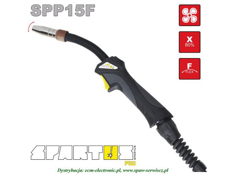 Uchwyt spaw. MIG typ SPP-150F/4m (180A-80%) SPARTUS Pro gitki